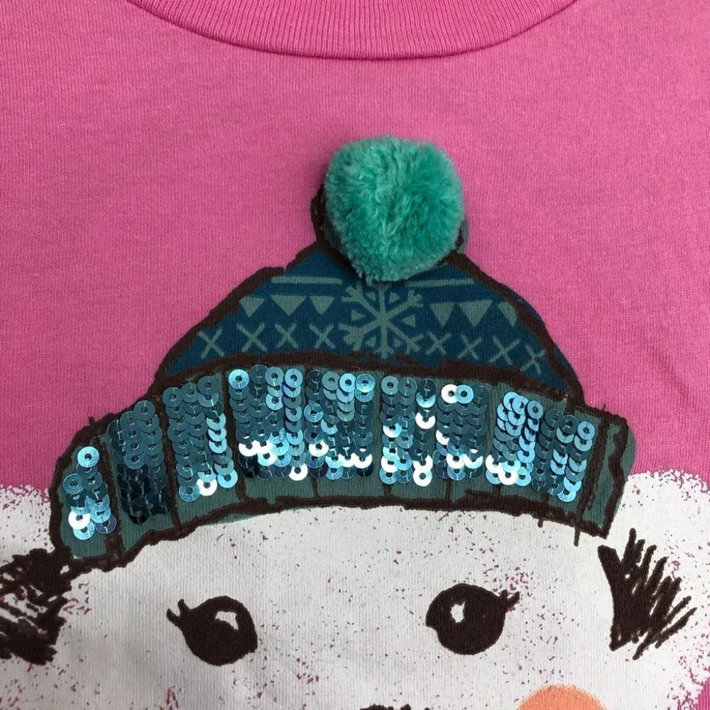Nwt Peek X The Nature Conservatory Shirt Long Sleeve Chilly Polar Bear Pink 2t — image 8 of 8